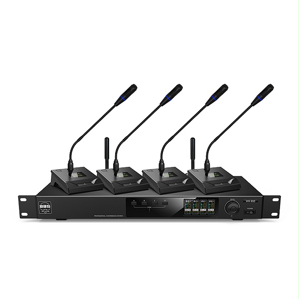 BBS商用話筒 WH-850 1拖4無(wú)線會(huì)議話筒 無(wú)線會(huì)議麥克風(fēng) 手持話筒 頭戴式話簡(jiǎn)