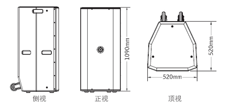 PRS音響 TW系列 TW215 意大利PRS 劇場劇院音響 無源音箱 全頻音箱TW215三視圖